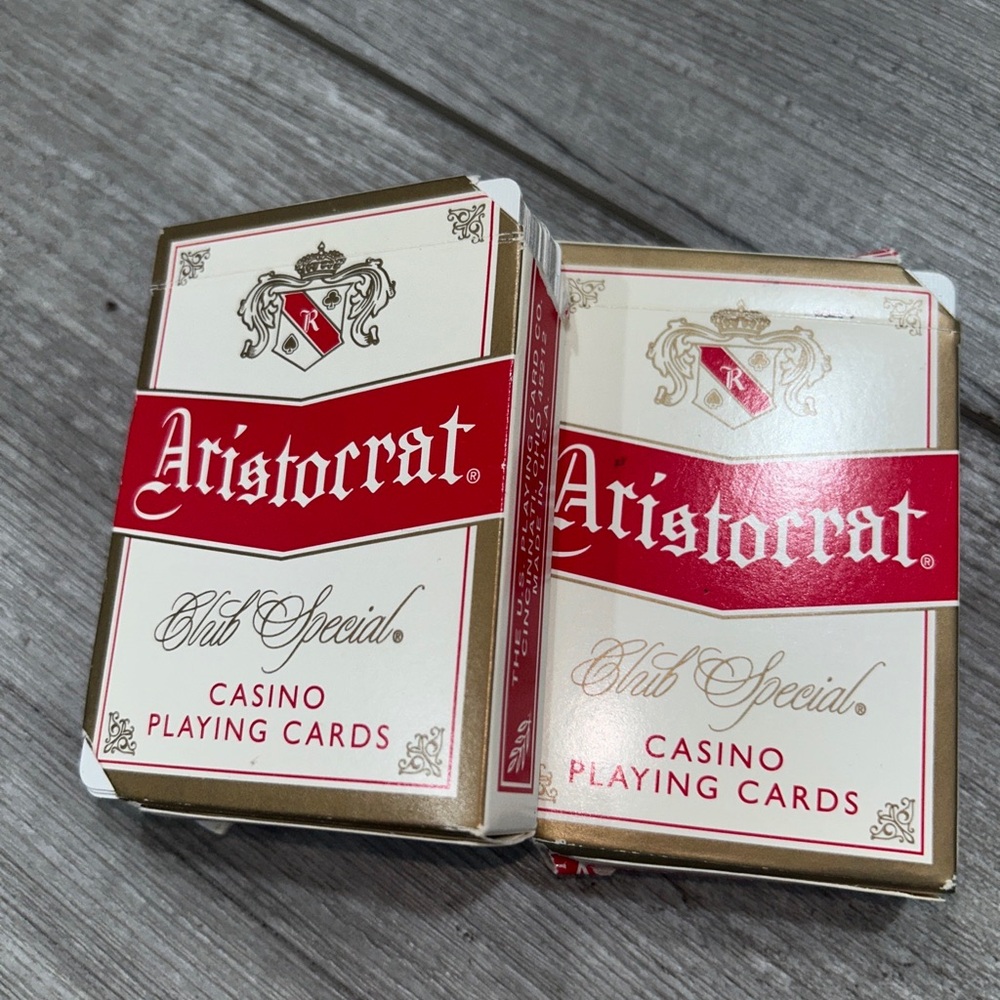 Aristocrat Club Special Casino Playing Cards Used Palace Casino Biloxi 2 Decks